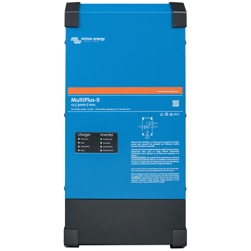MultiPlus-II 12/3000/120-50 120V *If 0, order PMP122305122* MultiPlus-II 12/3000/120-50 120V *If 0, order PMP122305122*