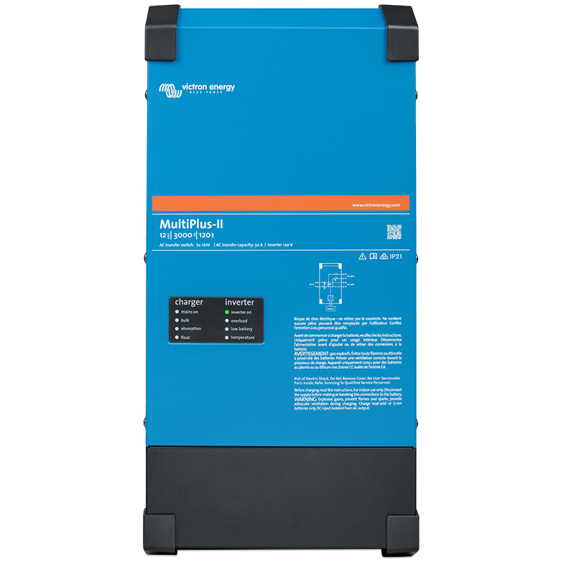 MultiPlus-II 24/3000/70-50 2x120V *If 0, order PMP242305132* MultiPlus-II 24/3000/70-50 2x120V *If 0, order PMP242305132*
