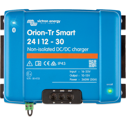 Orion-Tr Smart 12/24-15A (360W) Non-isolated DC-DC charger