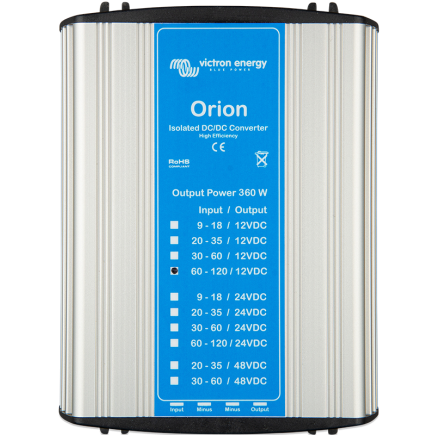 Orion 110/24-15A (360W) Isolated DC-DC converter