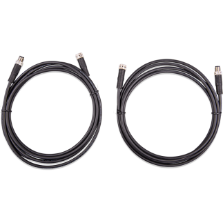 M8 circular connector Male/Female 3 pole cable 2m (bag of 2)