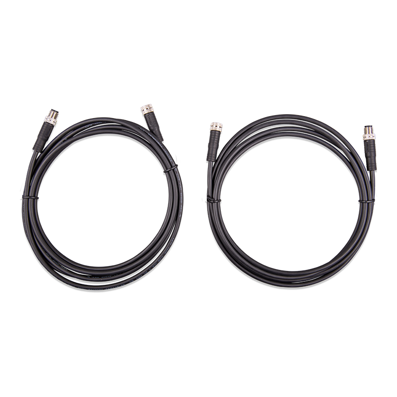 M8 circular connector Male/Female 3 pole cable 2m (bag of 2)