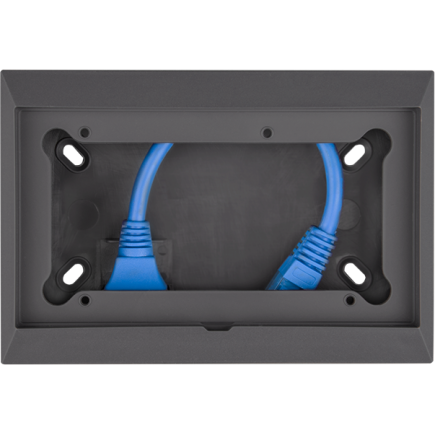 Wall mounted enclosure for 65 x 120 mm GX-panels