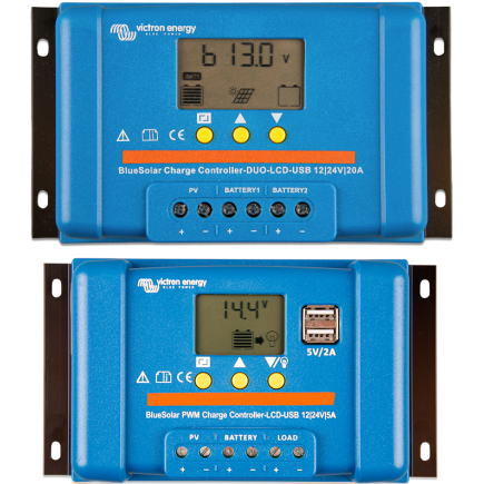 BlueSolar PWM-LCD&USB 12/24V-5A