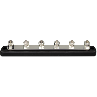 Busbar 250A 2P with 12 screws +cover