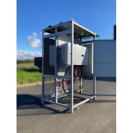 TECHNIDEAL _ Shelter pour 2 onduleurs - Dimension 1x1.3M