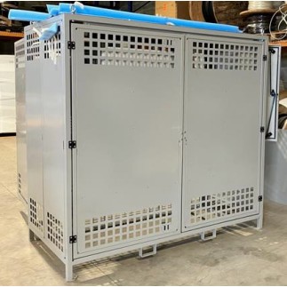 TECHNIDEAL - Shelter pour 2 onduleurs - Dimension 2x1M