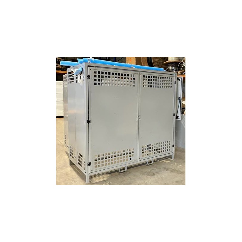 TECHNIDEAL - Shelter pour 2 onduleurs - Dimension 2x1M TECHNIDEAL - Shelter pour 2 onduleurs - Dimension 2x1M
