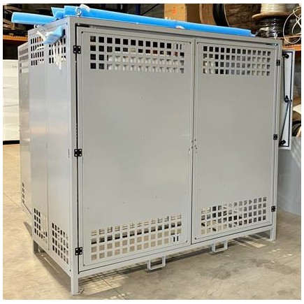 TECHNIDEAL - Shelter pour 2 onduleurs - Dimension 2x1M