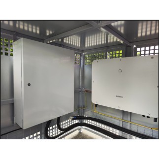 TECHNIDEAL - Shelter pour 2/3 onduleurs - Dimension 2x2.10M