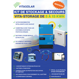 Kit Batterie VITAStorage - VICTRON Multiplus II avec batterie (s) BSLBATT