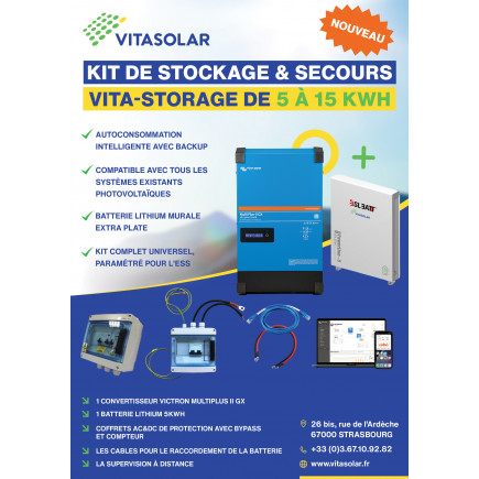 Kit Batterie VITAStorage - VICTRON Multiplus II avec batterie (s) BSLBATT