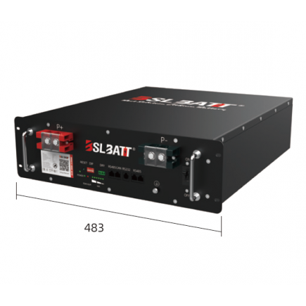 BSLBATT –  BSL Battery 51.2V 100Ah 5.12kWh - B-LFP48-100E 3U