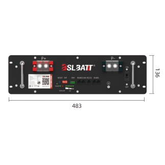 Batterie Rackable BSLBATT 5.12kWh (48V / 3U) | Vitasolar