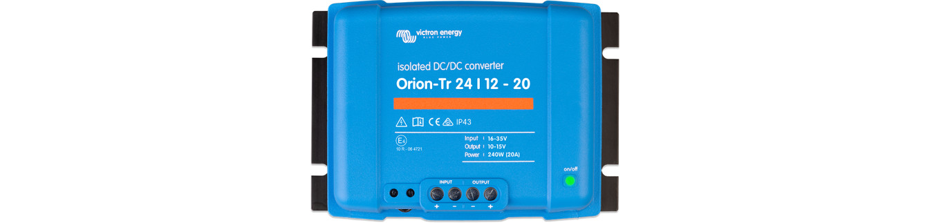 Orion-Tr Convertisseurs DC-DC with galvanic isolation