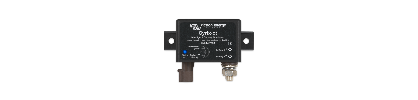 Combineurs/isolateurs de batterie Li contrôlés par microprocesseur